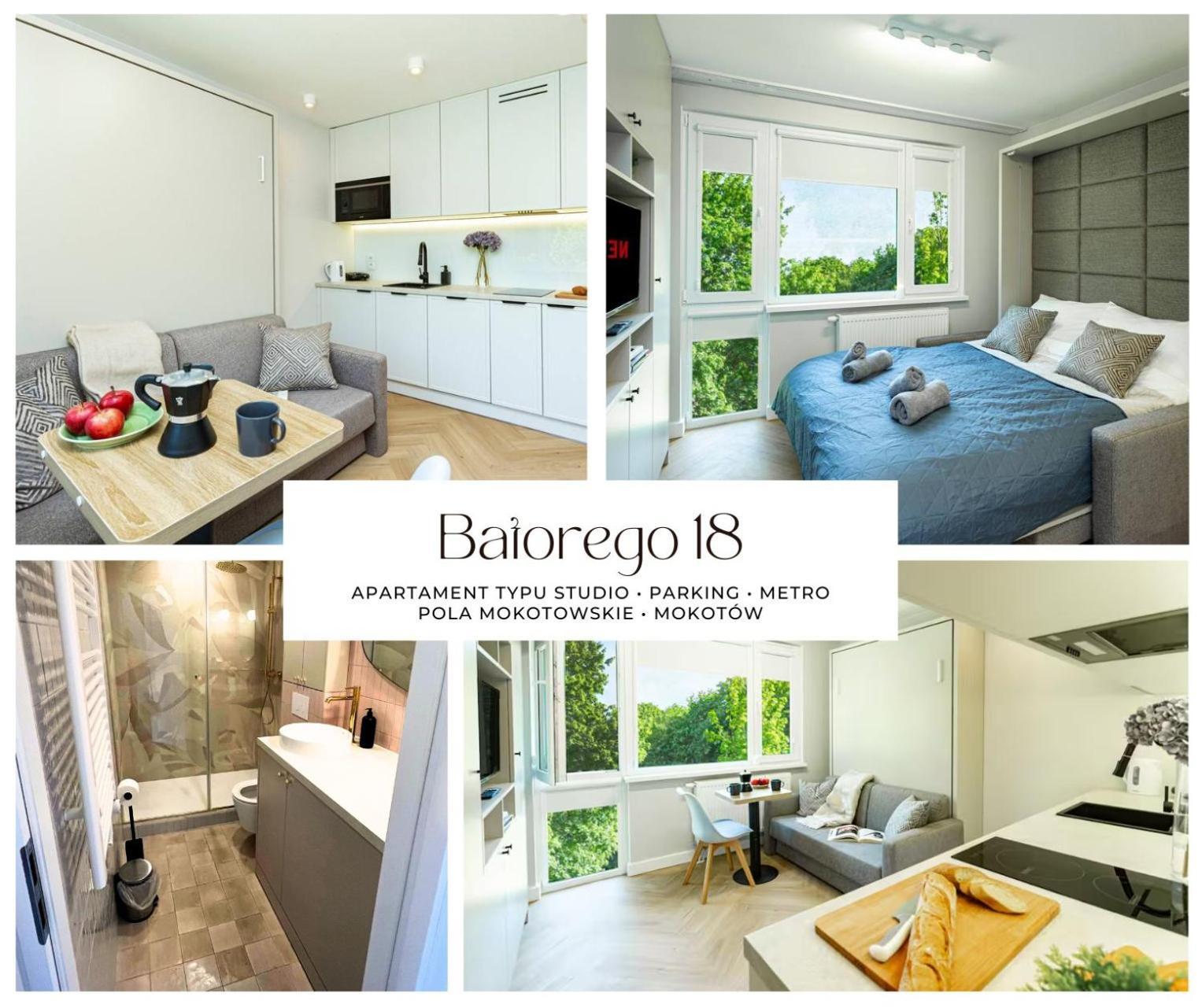 Batorego Grey - Stacja Metra 300m - Bezplatny Parking Apartmán